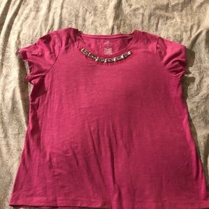 Pink St. John Bay Fancy Tee